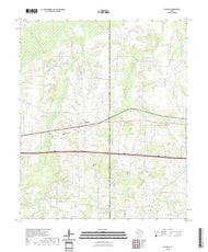 US Topo 7.5-minute map for Saltillo TX