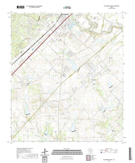 US Topo 7.5-minute map for San Marcos South TX