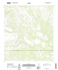 US Topo 7.5-minute map for San Miguel Ranch TX
