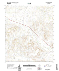 US Topo 7.5-minute map for Sand Bluff Draw TX