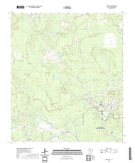 US Topo 7.5-minute map for Saratoga TX