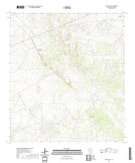 US Topo 7.5-minute map for Sarnosa Hill TX