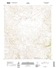 US Topo 7.5-minute map for Sauceda Ranch TX