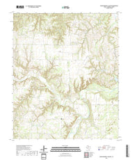 US Topo 7.5-minute map for Seven Diamond L Canyon TX