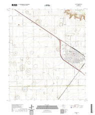 US Topo 7.5-minute map for Slaton TX