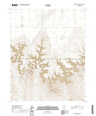 US Topo 7.5-minute map for Sourdough Creek TX