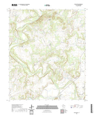 US Topo 7.5-minute map for South Bend TX