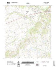 US Topo 7.5-minute map for South Bosque TX