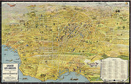 Greater Los Angeles by K M Leuschner, 1932