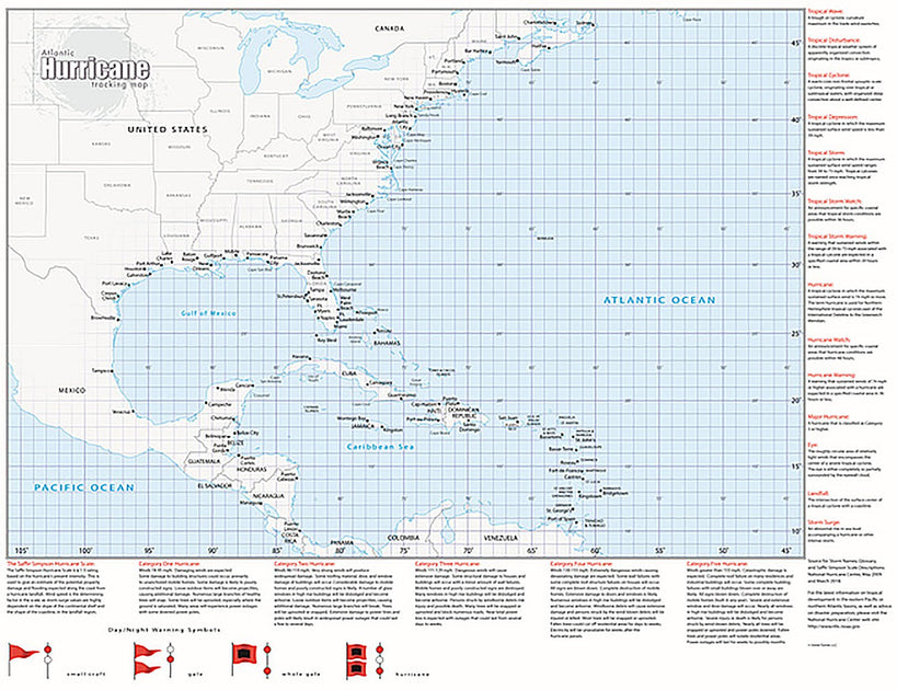 Free Printable Hurricane Tracking Map Free Printable Hurricane Tracking Map