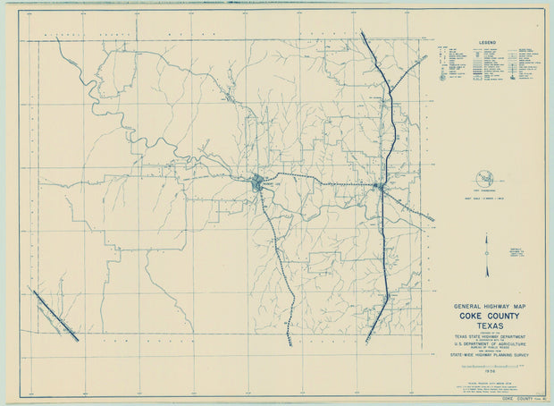 Coke County 1936, Texas Highway Dept