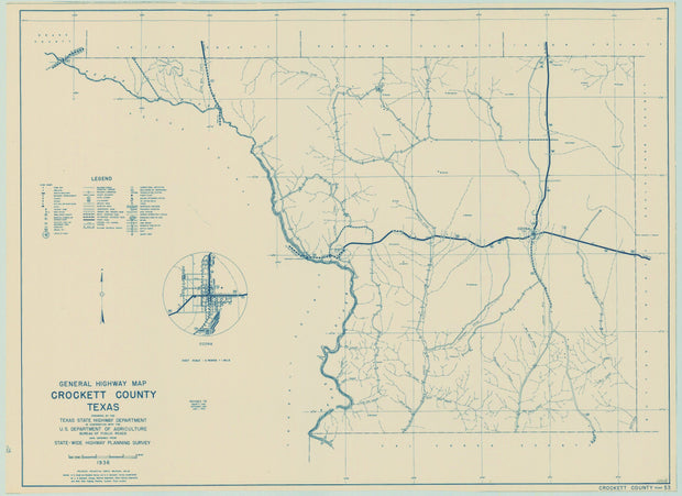 Crockett County 1936, Texas Highway Dept