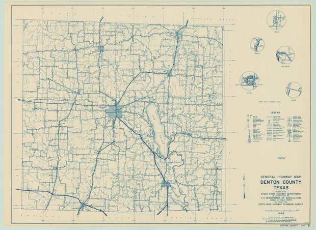 Denton County 1936, Texas Highway Dept