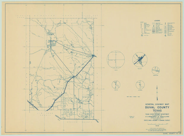 Duval County 1936, Texas Highway Dept