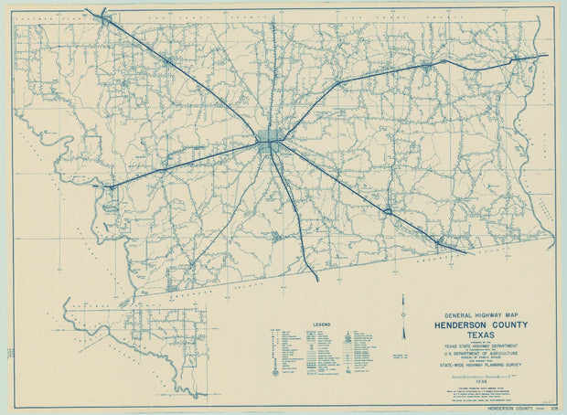 Henderson County 1936, Texas Highway Dept