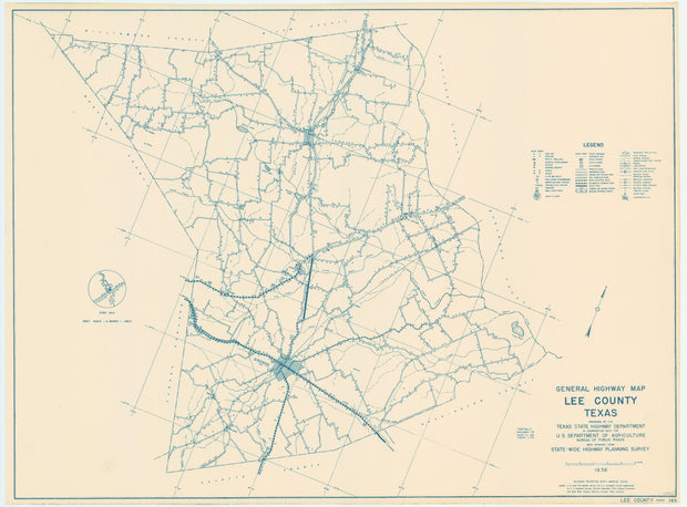 Lee County 1936, Texas Highway Dept