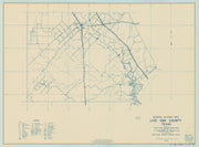 Live Oak County 1936, Texas Highway Dept, sheet 1 of 2
