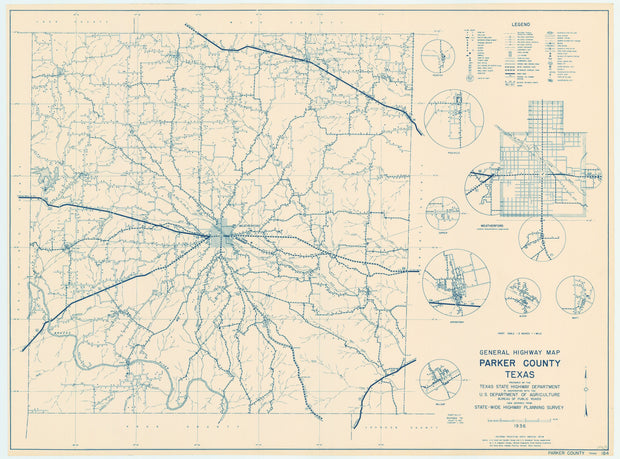 Parker County 1936, Texas Highway Dept