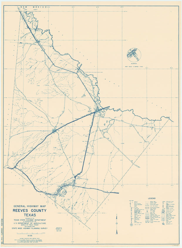 Reeves County 1936, Texas Highway Dept