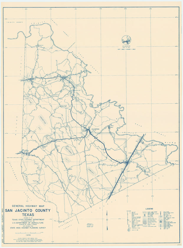 San Jacinto County 1936, Texas Highway Dept
