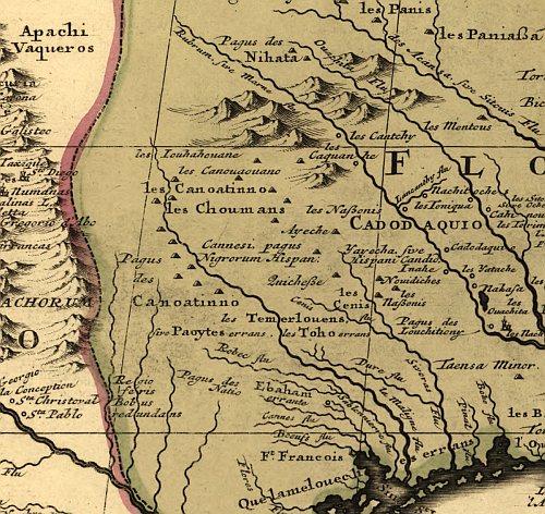 Tabula Mexicae et Floridae 1710