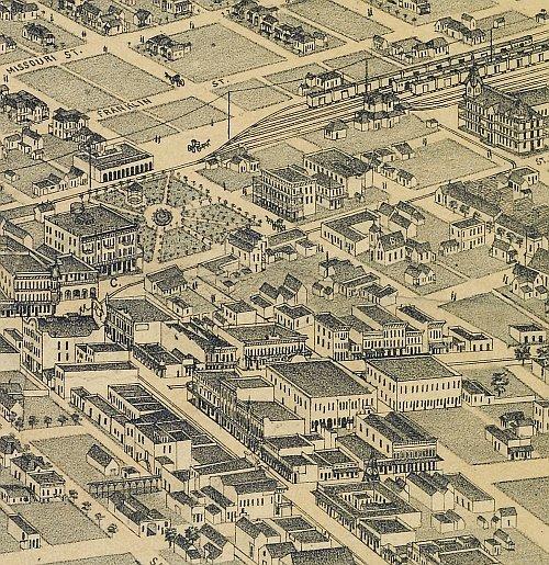 El Paso 1886 by Augustus Koch