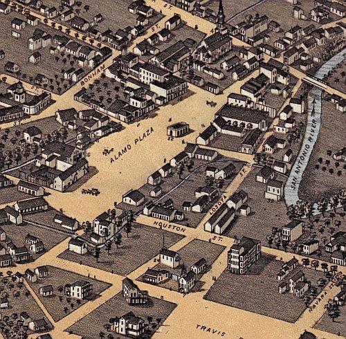 San Antonio 1873 by Augustus Koch