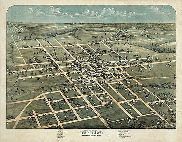 Brenham 1873 by Augustus Koch