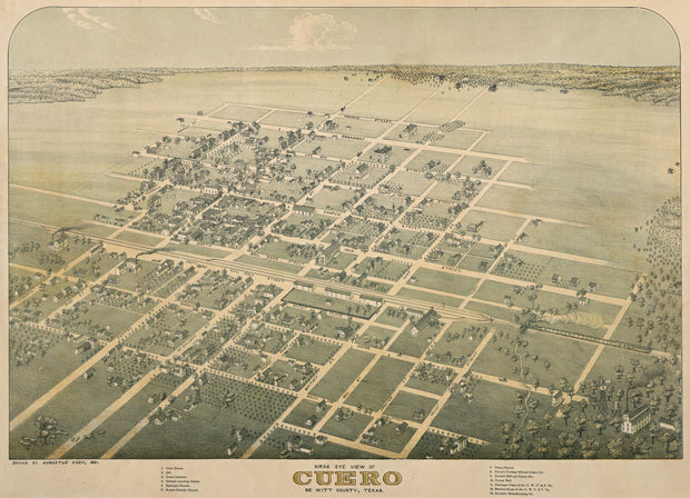 Cuero 1881 by Augustus Koch