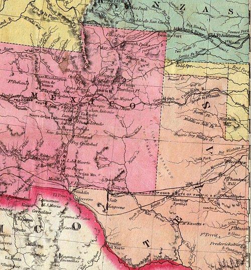 Texas 1856 by J. De Cordova