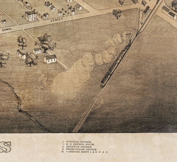 San Marcos 1881 by Augustus Koch