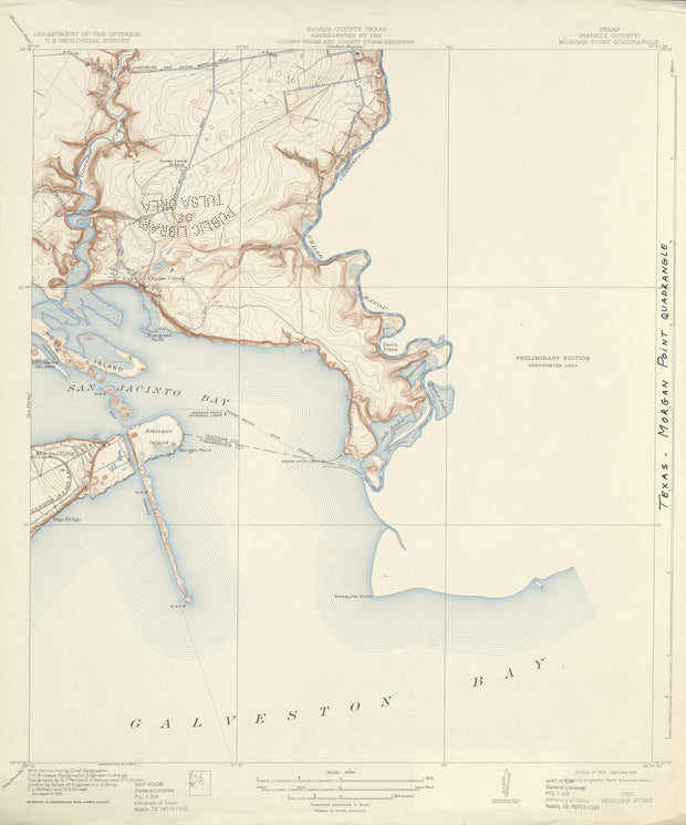 Morgan Point 1916, USGS