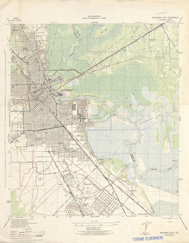 Beaumont East 1943, US Army Corps of Engineers