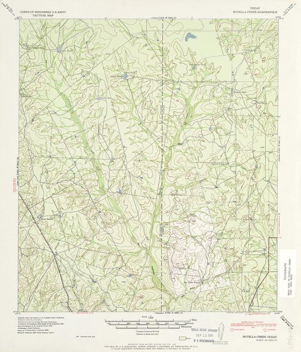 Botella Creek 1940, US Army Corps of Engineers