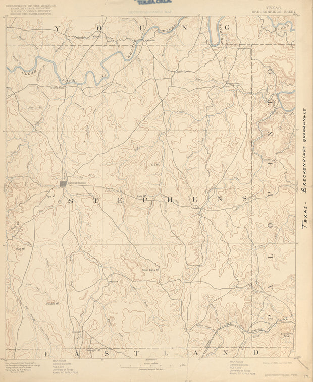 Breckenridge 1888, USGS