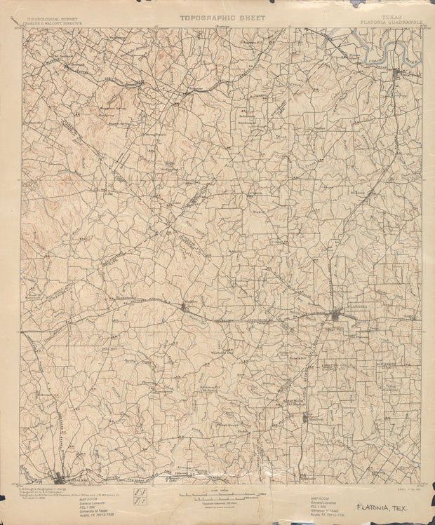 Flatonia 1898, USGS