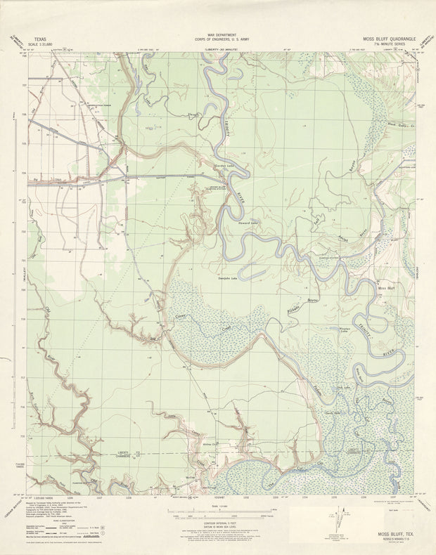 Moss Bluff 1942, US Army Corps of Engineers