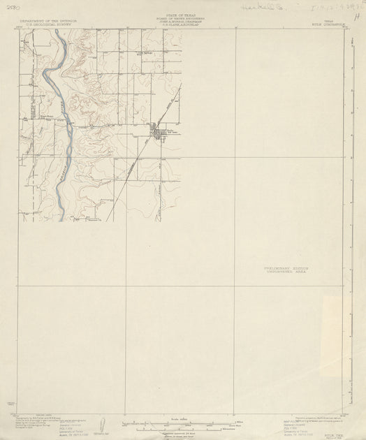 Stonewall County Texas Historical Topographic Maps Tagged "Texas