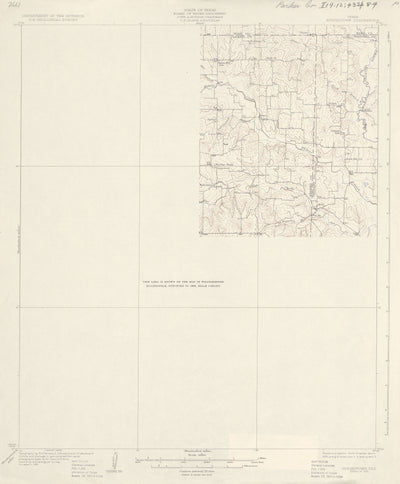 Springtown 1924, USGS