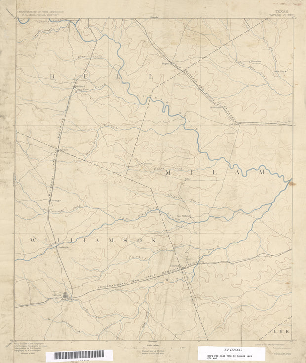 Taylor 1885, USGS