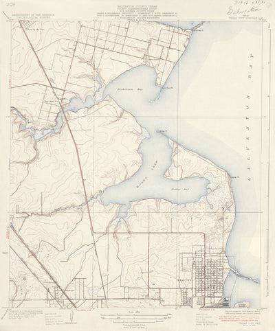 Texas City 1929, USGS
