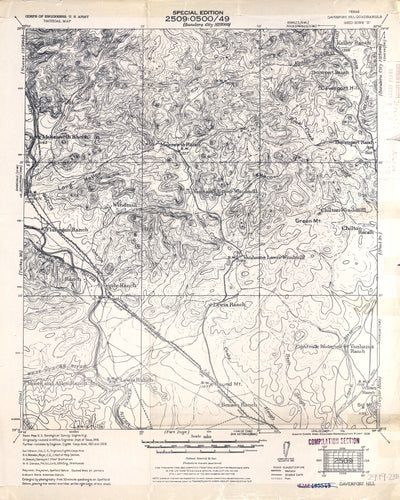 Davenport Hill 1928, US Army Corps of Engineers