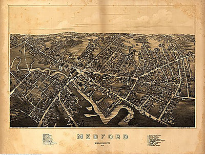 Medford, Massachusetts by O.H. Bailey & Co., 1880