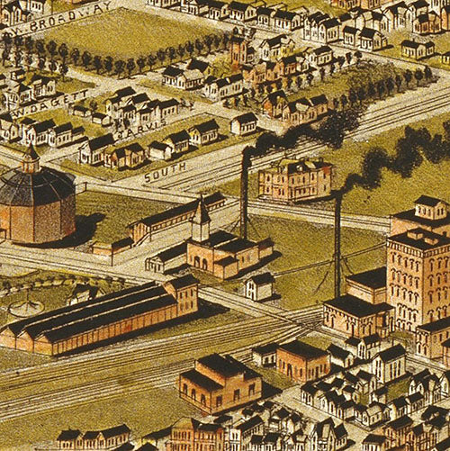 Fort Worth 1891 by Henry Wellge