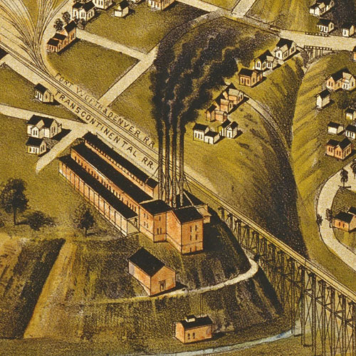 Fort Worth 1891 by Henry Wellge