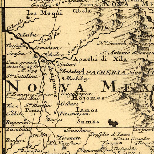 Tabula Mexicae et Floridae 1710