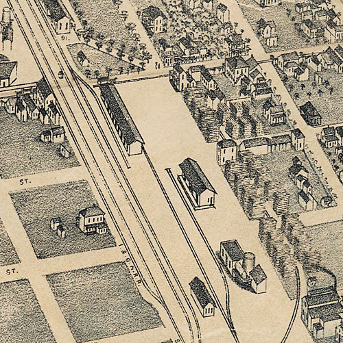 San Antonio 1886 by Augustus Koch