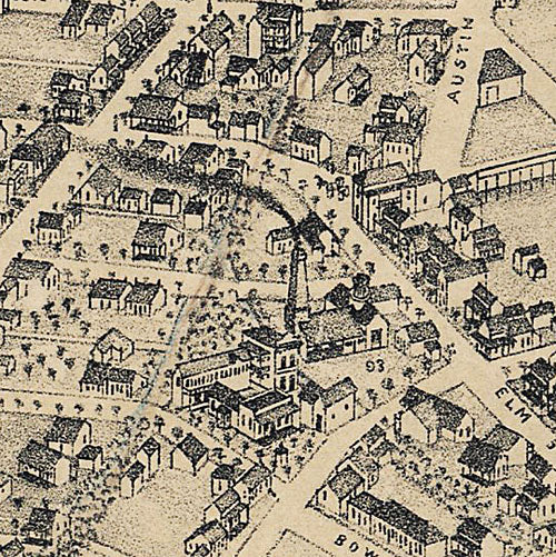 San Antonio 1886 by Augustus Koch