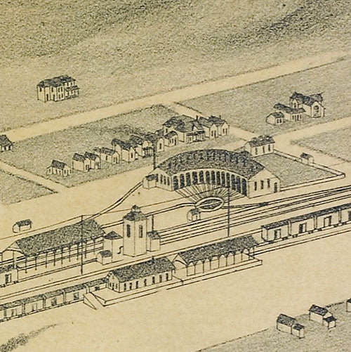 El Paso 1886 by Augustus Koch