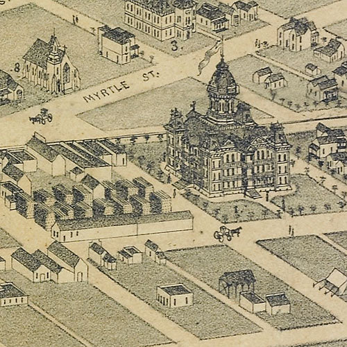 El Paso 1886 by Augustus Koch